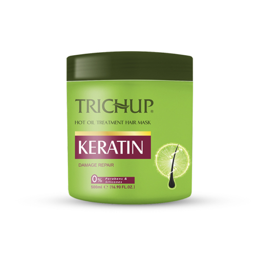 Trichup Hot Oil Treatment Hair Mask - Keratin, 500 ml
